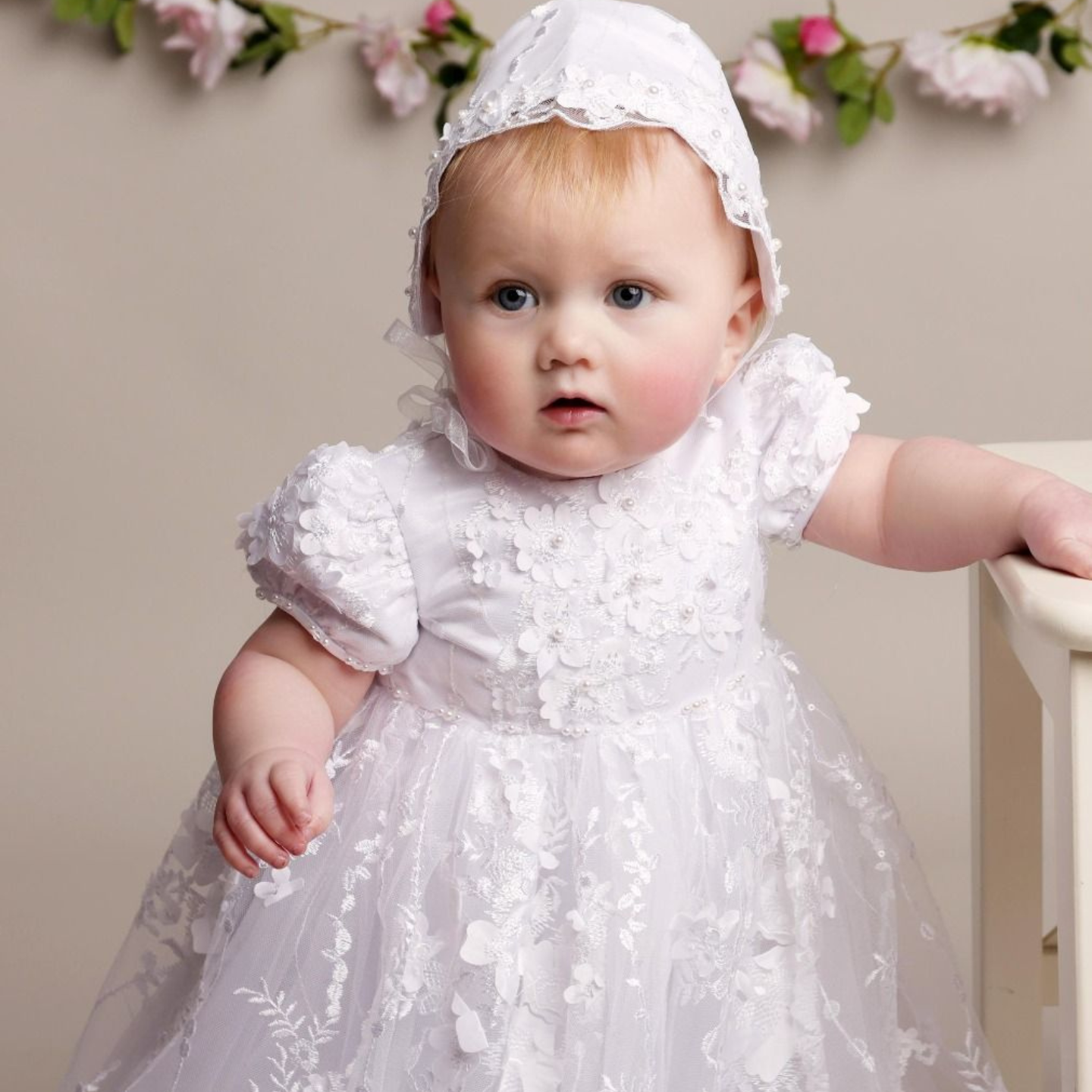 Elegant Lace Christening Gown for Baby Long Sleeve First Communion Dress  Toddler Infant Baptism Gowns - AliExpress